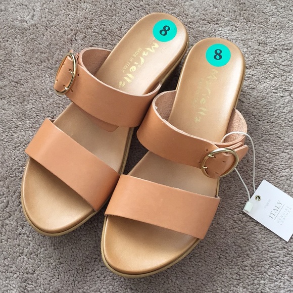 Mariella Shoes - Mariella Made in Italy Platform Leather Sandals